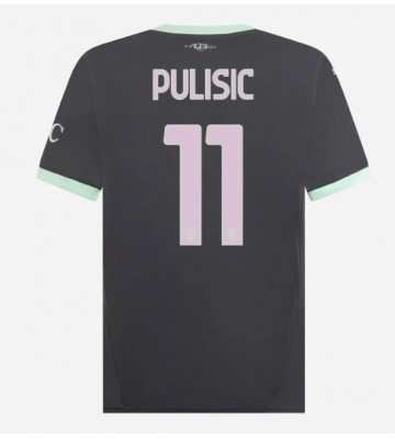 AC Milan Christian Pulisic #11 Tercera Equipación 2024-25 Manga Corta